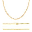 Corrente Masculina Banhada A Ouro 18k Linda Elegante Casual Tam 60