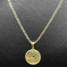 Corrente Masculina Banhada Ouro 18k Cordão 60cm Ping P Nosso Corrente Masculina Banhada Ouro 18k Cordão 60cm Ping P Nosso