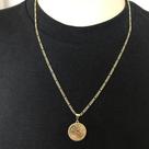 Corrente Masculina Banhada Ouro 18k Cordão 60cm Ping P Nosso