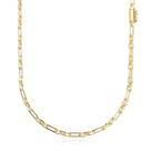 Corrente Masculina de Ouro 18K Estilosa 3,5mm Banhada Corrente Masculina de Ouro 18K Estilosa 3,5mm Banhada