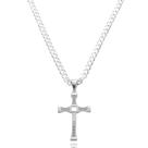 Corrente Masculina Grumet 80 cm Crucifixo Toretto Prata 925