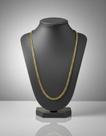 Corrente Masculina Neromen Grumet Fina Banho Ouro 18k 60cm