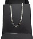 Corrente masculina prata 925 Groumet luxo 70 cm