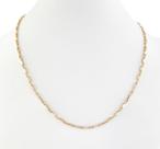 Corrente Masculina Tijolinho 1.8 70 Cm Ouro 18k 750 Cordão