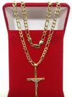 Corrente Masculino Cordão Folheado Ouro 18k 60cm Ping Cruz Corrente Masculino Cordão Folheado Ouro 18k 60cm Ping Cruz