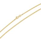 Corrente Ouro 18k Elo Grumet 0,4 mm