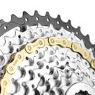 Corrente para bicicletas index bike 12V cromo Dourada e Rainbow Corrente para bicicletas index bike 12V cromo Dourada e Rainbow