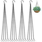 Corrente para Cesta Suspensa ZeeDix 61 cm Kit com 4 Peças Preto Corrente para Cesta Suspensa ZeeDix 61 cm Kit com 4 Peças Preto