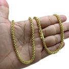 Corrente Peruano 5mm Fecho Canhão Luxo Banhado a Ouro 18k Corrente Peruano 5mm Fecho Canhão Luxo Banhado a Ouro 18k