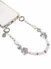 Corrente Phone Charm Long Pond Cute Pearl & Crystal Bead Corrente Phone Charm Long Pond Cute Pearl & Crystal Bead