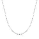 Corrente Piastrine 50cm De Prata 925 Feminina e Masculina
