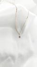 Corrente Piastrine e Pingente Zircônia Rosa 3mm Ouro 18k Corrente Piastrine e Pingente Zircônia Rosa 3mm Ouro 18k