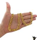 Corrente Pitbull 10mm - Banhado a Ouro