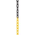 Corrente Plástica 10mm Amarela e Preta Vonder Corrente Plástica 10mm Amarela e Preta Vonder