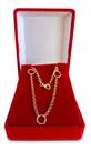 Corrente Portuguesa Em Ouro 18k 70cm com Argolas Elo Português Cordão Colar Gargantilha Feminina Corrente Portuguesa Em Ouro 18k 70cm com Argolas Elo Português Cordão Colar Gargantilha Feminina