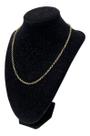 Corrente Portuguesa Feminina Em Ouro 18k Colar Cordão 45cm