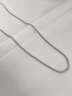 Corrente Prata Pipoca Envelhecida 80 cm 2mm Corrente Prata Pipoca Envelhecida 80 cm 2mm
