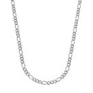 Corrente Prateada Masculina Elo 3 por 1 - 4mm