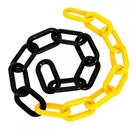 Corrente Pvc Plastcor 05Mm Preta/Amarela Com 100M Corrente Pvc Plastcor 05Mm Preta/Amarela Com 100M