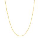 Corrente Rommanel Folheado A Ouro De Fio Meia Corda 530302