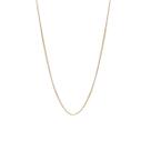 Corrente semijoia veneziana diamantada 45 cm com extensor