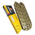 Corrente Transmissão 428x118 Cg Titan Fan Start Cargo 150 160 Ybr125 Factor125 Rd125 Rd135 Dourada Starke