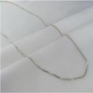 Corrente Veneziana Banhada A Prata - 45cm Corrente Veneziana Banhada A Prata - 45cm