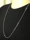 Corrente veneziana masculina 70cm 1.2mm prata 925