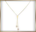 Corrente Veneziana Ouro 18k 750 45cm + Pingente Zirc. Branca