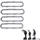 Correntes de reposição para Mini Chainsaw Fifchall de 4 polegadas (4 unidades) Correntes de reposição para Mini Chainsaw Fifchall de 4 polegadas (4 unidades)