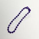 Correntinha de Bolinhas 10cm Neon Roxo (Corrente) - 10 unidades