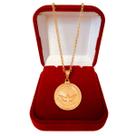 Correntinha Feminina com Pingente Divino Espírito Santo Folheada a Ouro 18k