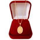 Correntinha Feminina com Pingente N S Aparecida Folheada a Ouro 18k