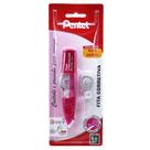 Corretivo em Fita com Refil Rosa - Pentel Corretivo em Fita com Refil Rosa - Pentel