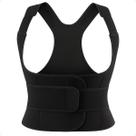 Corretor Postural Modelador Ajustável Colete Unissex Cervical Coluna Compressão Cinta Postura Ombro