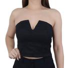 Corselet Feminino Autenticada Linho Preto - 7807