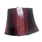 Corselet modelador 12 barbatanas de amarrar remodelacao costal marsala