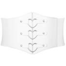 Corset Belt JKEEMI Women Metal O-Ring, anel de coração, elástico largo