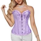 Corset Corselet Espartilho Modelada Cintura Valoriza Busto Melhora Postura Cores M958