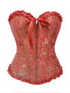 Corset Espartilho Cinta Corpete Modela Cintura Afina Floral Corset Espartilho Cinta Corpete Modela Cintura Afina Floral