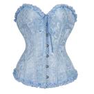 Corset Espartilho Corpete Cinta Modela Afina Cintura Floral