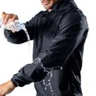 Corta Vento impermeável Jaqueta treino corrida com capuz