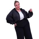 Corta Vento Jaqueta Blusa Casaco Esportivo Feminino Plus Size Corrida Caminhada Pilates Corta Vento Jaqueta Blusa Casaco Esportivo Feminino Plus Size Corrida Caminhada Pilates