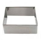 Cortador Aro Quadrado 5x5x4cm - 1 Unidade - Ref:2035 - RR Cortadores - Rizzo