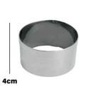 Cortador Aro Redondo 10x10x4cm - Ref. 2070 - 1 unidade - RR Cortadores - Rizzo