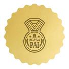 Cortador Biscoito Dia dos Pais Medalha Melhor Pai