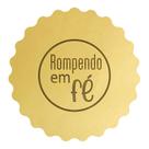 Cortador Biscoito Frase Religiosa Rompendo em Fé
