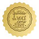 Cortador Biscoito Gratidão Ter Você Como Cliente