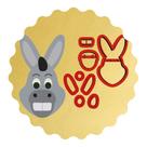 Cortador Biscoito Modular Cabeça Burro Sherek
