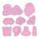 Cortador Biscoito Molde Forma BARBIE Marcador Carimbo Pasta Americana Massa